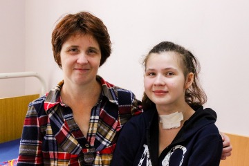 Надя Федотова с мамой